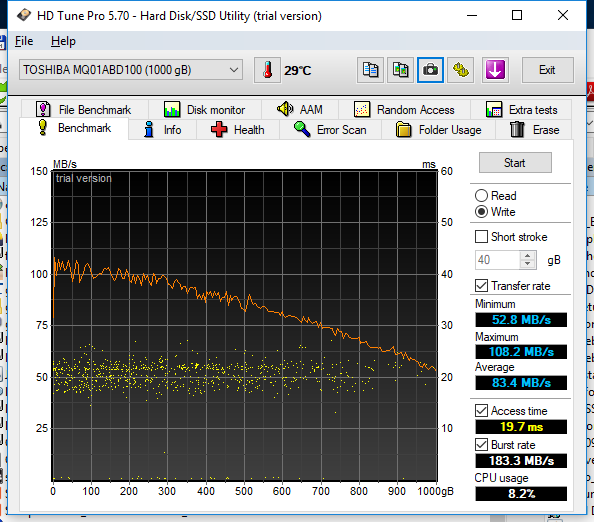 Samsung HD SSD 256Go