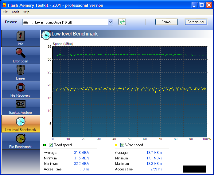 Lexar 16GB USB 3.0 RevB S73