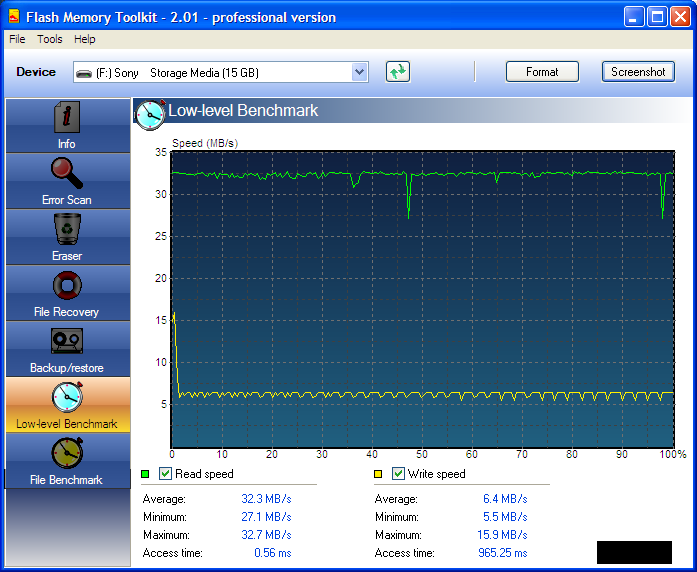 Sony 16Go, USB 3.0, noir