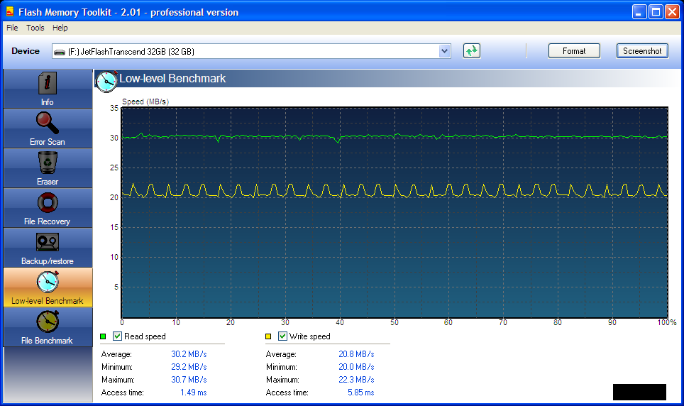 Transcend 32Go, USB 3.0, noir-violet