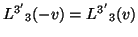 ${L^{3^\prime}}_{3}(-v)={L^{3^\prime}}_{3}(v)$